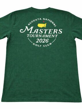 Masters Augusta 2026 T-Shirt Heather Green Masters Logo Tee XL and L NWT